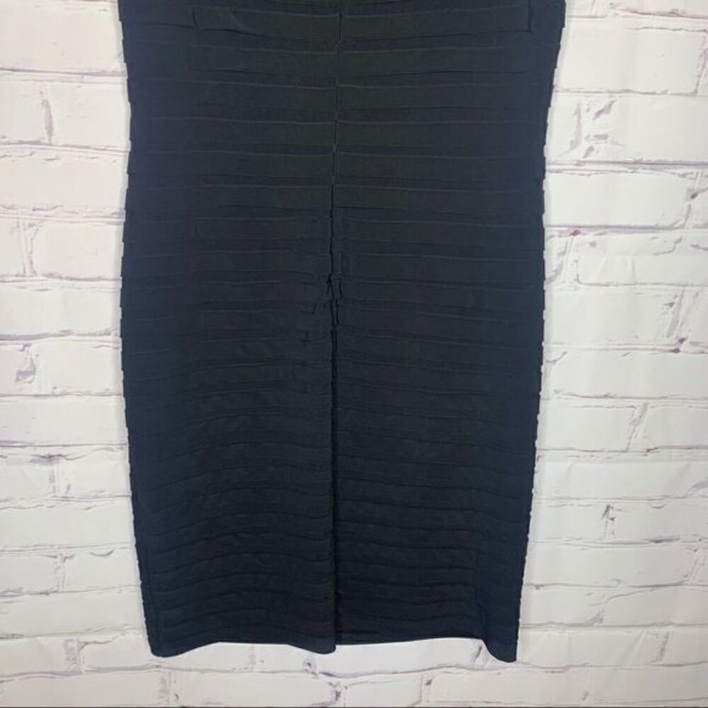 Adrianna Papell Size 10 Black Lacedress - image 5